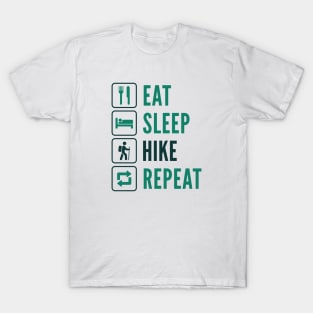 Eat Sleep Hike Repeat T-Shirt